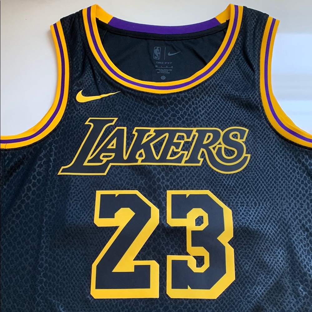 Lebron James Los Angeles Lakers Mamba Nike Jersey